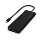 13-in-1 USB-C triple display multiport adapter Black