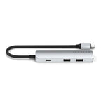 4-in-1 USB-C Slim Multiport Adapter 4K Silver
