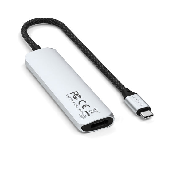 4-in-1 USB-C Slim Multiport Adapter 4K Silver