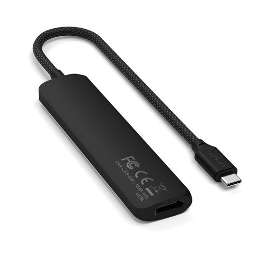 6-in-1 USB-C Slim Multiport Adapter Black