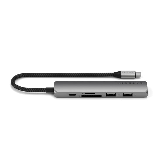 6-in-1 USB-C Slim Multiport Adapter Space Gray