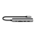 6-in-1 USB-C Slim Multiport Adapter Space Gray