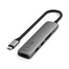 6-in-1 USB-C Slim Multiport Adapter Space Gray
