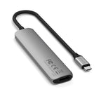 6-in-1 USB-C Slim Multiport Adapter Space Gray