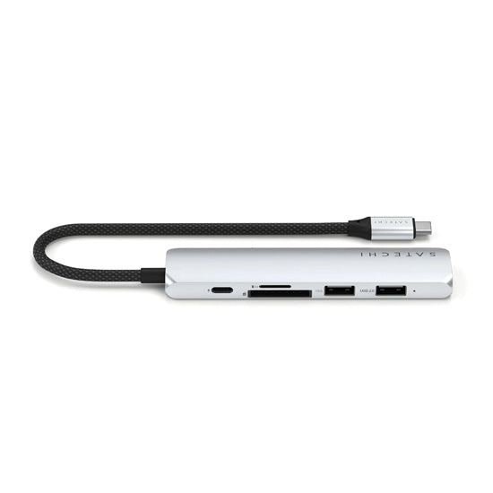 6-in-1 USB-C Slim Multiport Adapter Silver