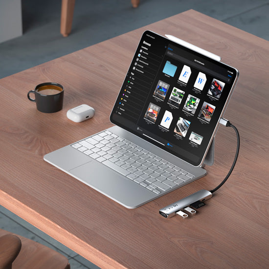 6-in-1 USB-C Slim Multiport Adapter Silver