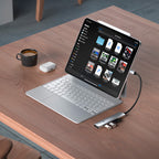 6-in-1 USB-C Slim Multiport Adapter Silver