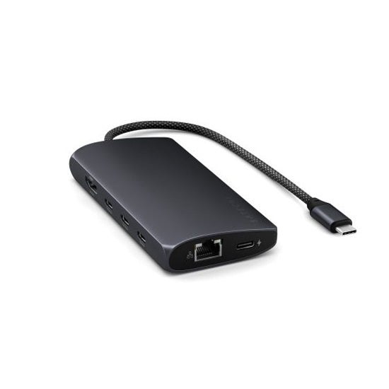 USB-C 8K to Ethernet V3 Multiport Adapter Midnight