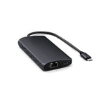 USB-C 8K to Ethernet V3 Multiport Adapter Midnight