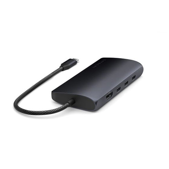 USB-C 8K to Ethernet V3 Multiport Adapter Midnight