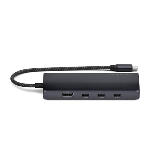 USB-C 8K to Ethernet V3 Multiport Adapter Midnight