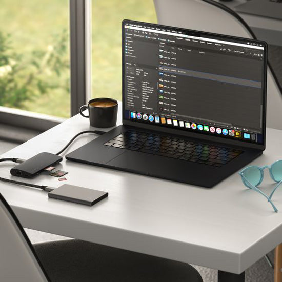 USB-C 8K to Ethernet V3 Multiport Adapter Space Gray