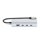 USB-C 8K to Ethernet V3 Multiport Adapter Silver