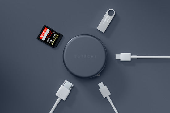 OntheGo 5-in-1 Multiport Adapter Indigo