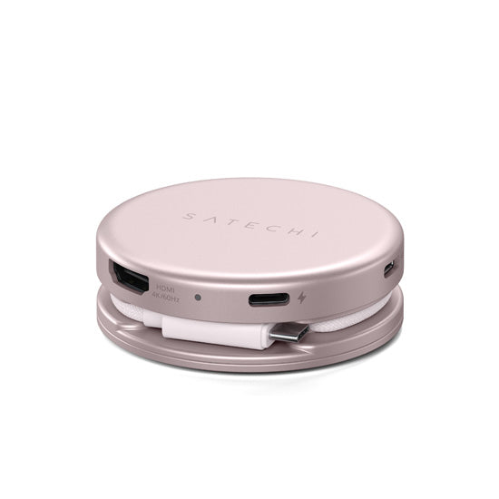 OntheGo 5-in-1 Multiport Adapter Blush