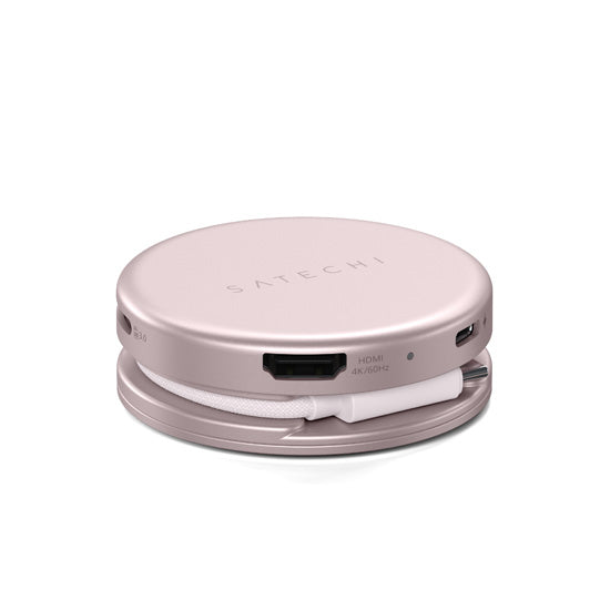 OntheGo 5-in-1 Multiport Adapter Blush
