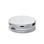 OntheGo 5-in-1 Multiport Adapter Silver