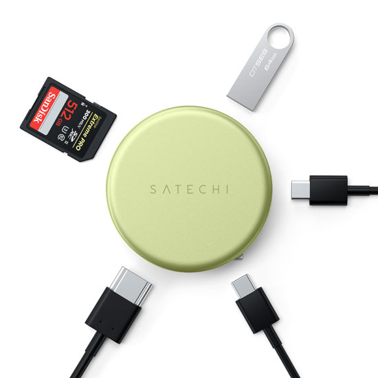 OntheGo 5-in-1 Multiport Adapter Citrus