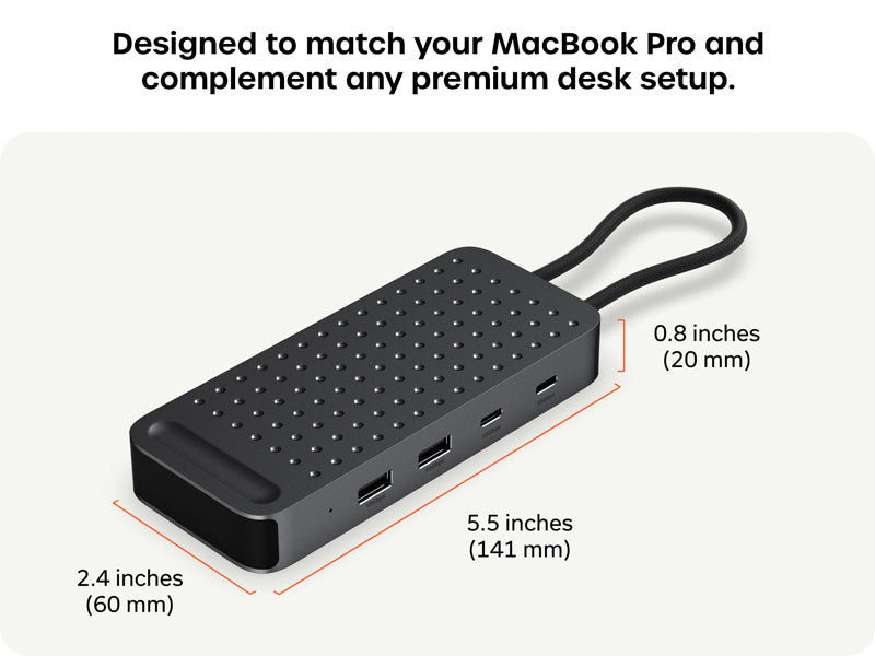 ExtendView™ USB4 Dual HDMI Adapter Black