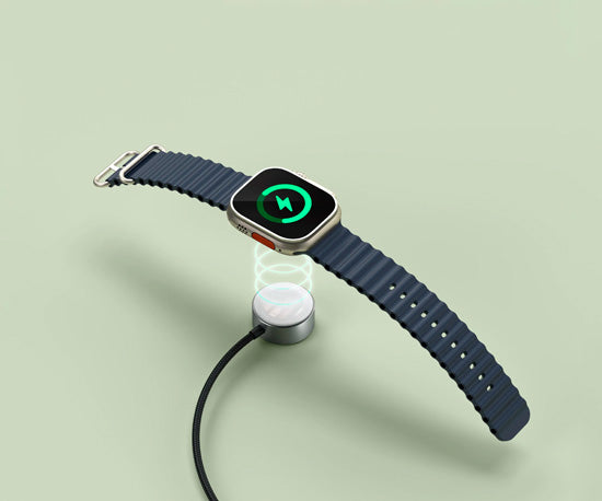USB-C Fast Charging Cable For Apple Watch Space Gray