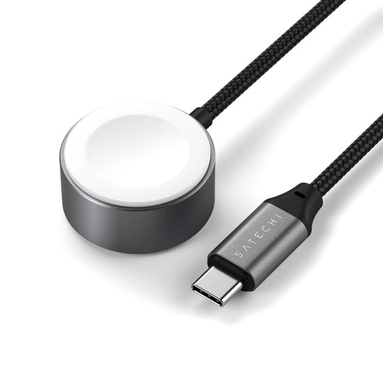 USB-C Fast Charging Cable For Apple Watch Space Gray