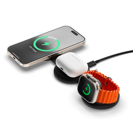 OntheGo™ 3-in-1 Charger Black