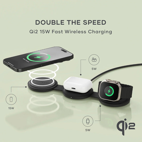 OntheGo™ 3-in-1 Charger Rose