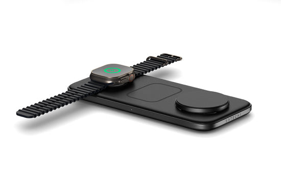 Qi2 TRIO Wireless Charging Pad Black