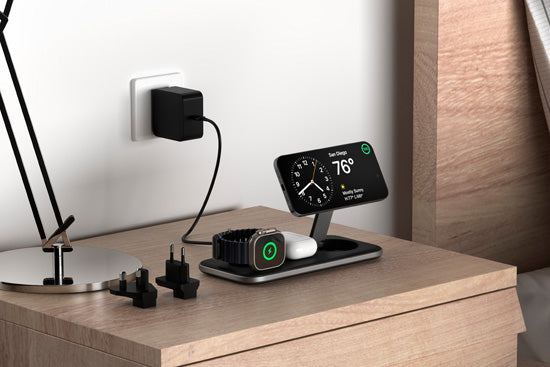 Qi2 TRIO Wireless Charging Pad Black