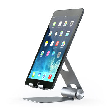R1 Aluminium hinge holder foldable stand Space Gray