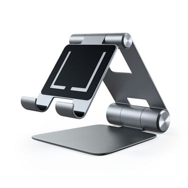 R1 Aluminium hinge holder foldable stand Space Gray