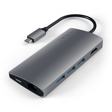 Multiports USB-C 4K et Ethernet V2 Space Gray