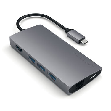 Multiports USB-C 4K et Ethernet V2 Space Gray