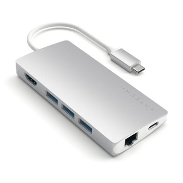 Multiports USB-C 4K et Ethernet V2 Argent