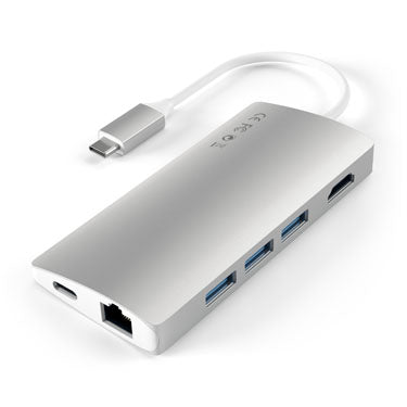 Multiports USB-C 4K et Ethernet V2 Argent