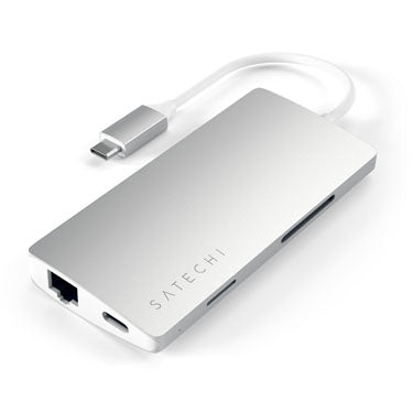 Multiports USB-C 4K et Ethernet V2 Argent