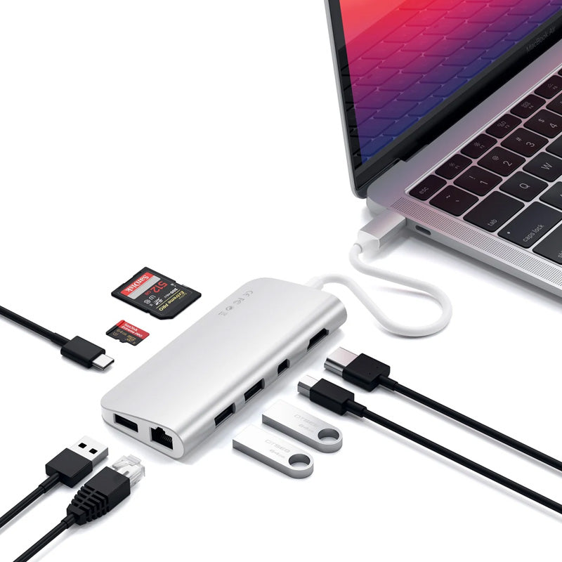 Type-C Multimedia Adapter Silver