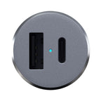 72W TYPE-C PD car charger adapter Sp.Gray