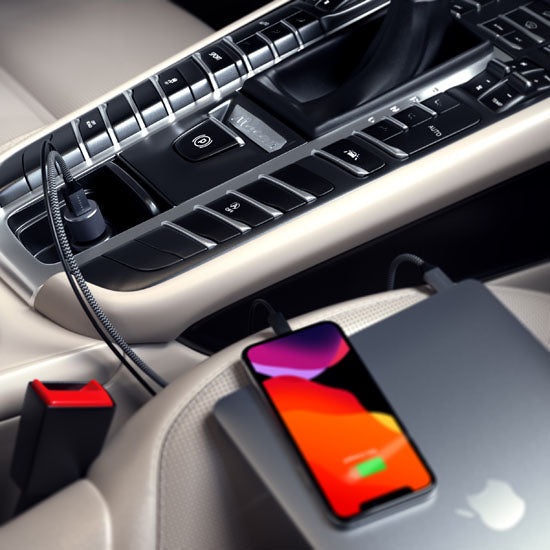 72W TYPE-C PD car charger adapter Sp.Gray