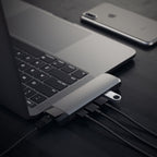 Type-C Pro Hub With Ethernet & 4K HDMI Space Grey