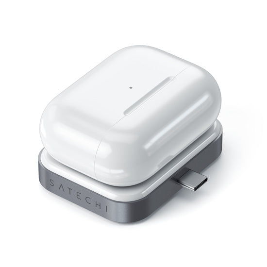 USB-C wireless charging dock Airpods Space Gray