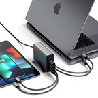 165w USB-C 4-port PD GaN Charger Space Gray