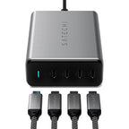 165w USB-C 4-port PD GaN Charger Space Gray