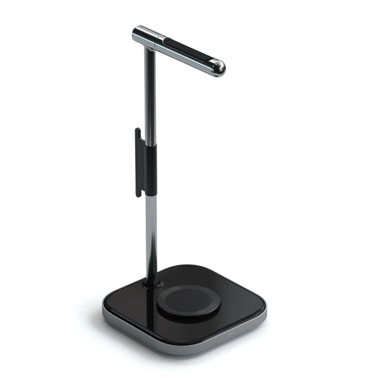 2-in-1 headphone stand with wireless charger