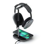 2-in-1 headphone stand with wireless charger