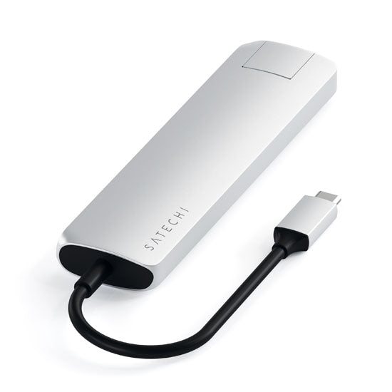 USB-C Slim with Ethernet adapter Silver