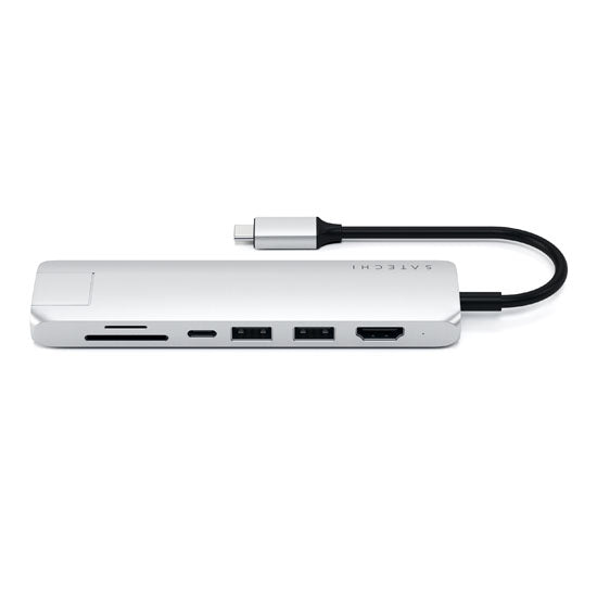 USB-C Slim with Ethernet adapter Silver