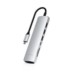 USB-C Slim with Ethernet adapter Silver