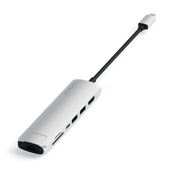 USB-C Slim with Ethernet adapter Silver