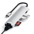 USB-C Slim with Ethernet adapter Silver